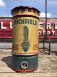画像18: Vintage RICHFIELD Oil 115lb Drum Can (R709)