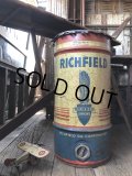 Vintage RICHFIELD Oil 115lb Drum Can (R709)