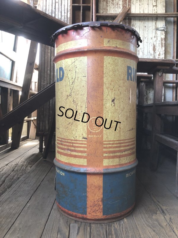 画像6: Vintage RICHFIELD Oil 115lb Drum Can (R709)