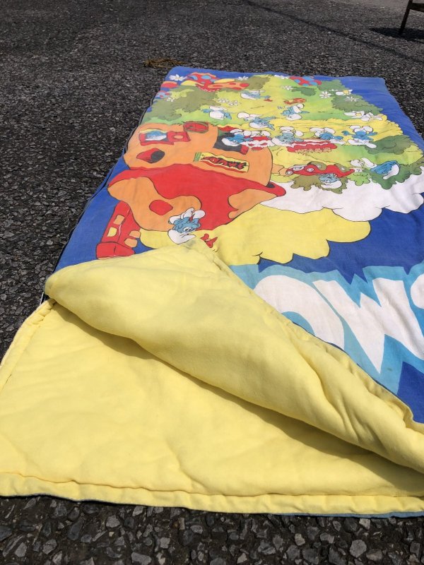 画像19: 80s Vintage Smurfs Sleeping Bag (R707)