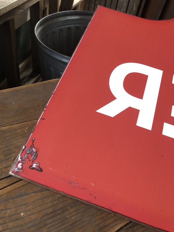 画像10: USA Wendy's Restaurant Drive Thru Enter Sign (R711)