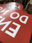 画像13: USA Wendy's Restaurant Drive Thru ENTER EXIT DO NOT ENER Sign SET (R713)