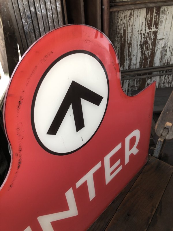 画像4: USA Wendy's Restaurant Drive Thru Enter Sign (R711)