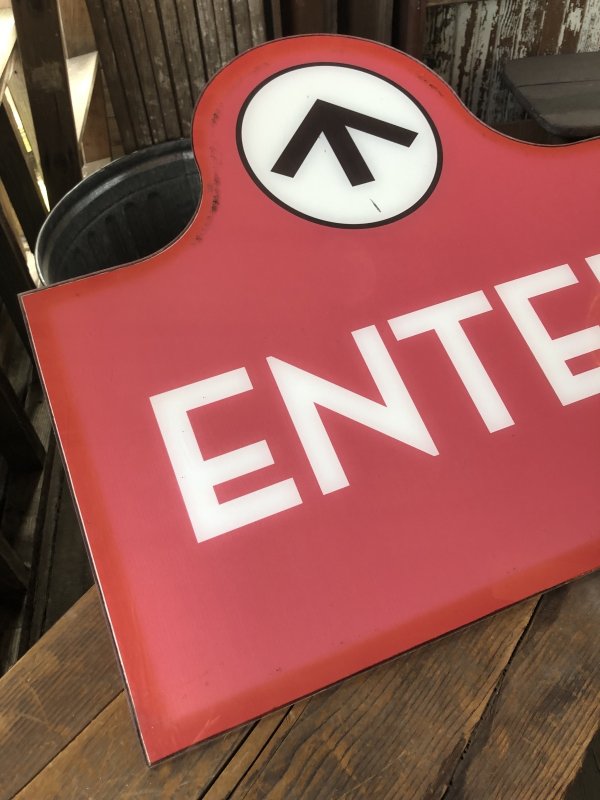 画像7: USA Wendy's Restaurant Drive Thru Enter Sign (R711)