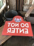 画像12: USA Wendy's Restaurant Drive Thru ENTER EXIT DO NOT ENER Sign SET (R713)