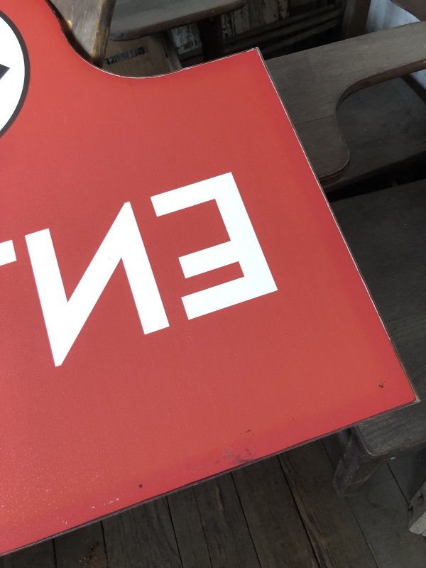 画像12: USA Wendy's Restaurant Drive Thru Enter Sign (R711)