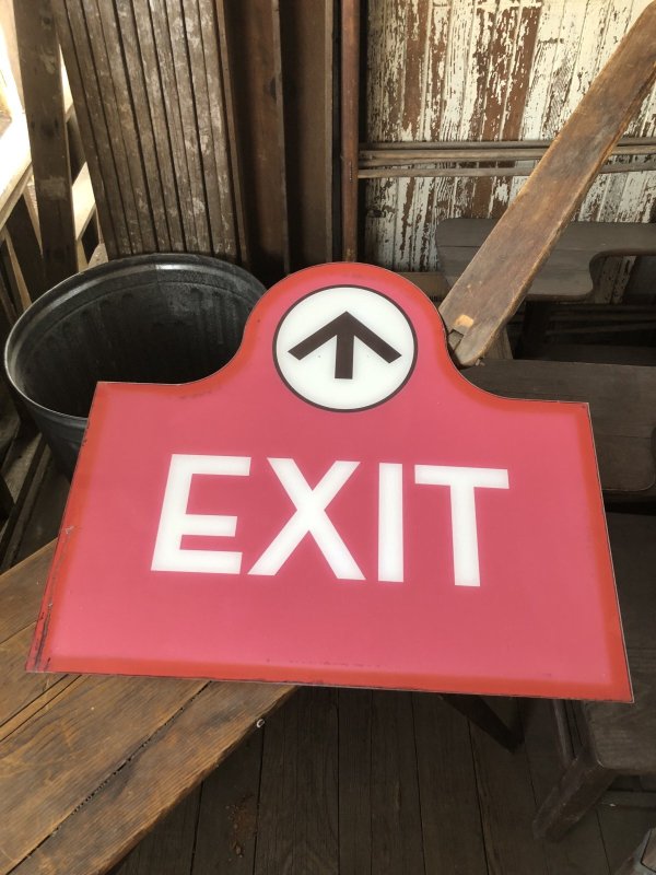 画像8: USA Wendy's Restaurant Drive Thru Exit Sign (R712)