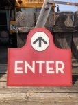 画像13: USA Wendy's Restaurant Drive Thru Enter Sign (R711)