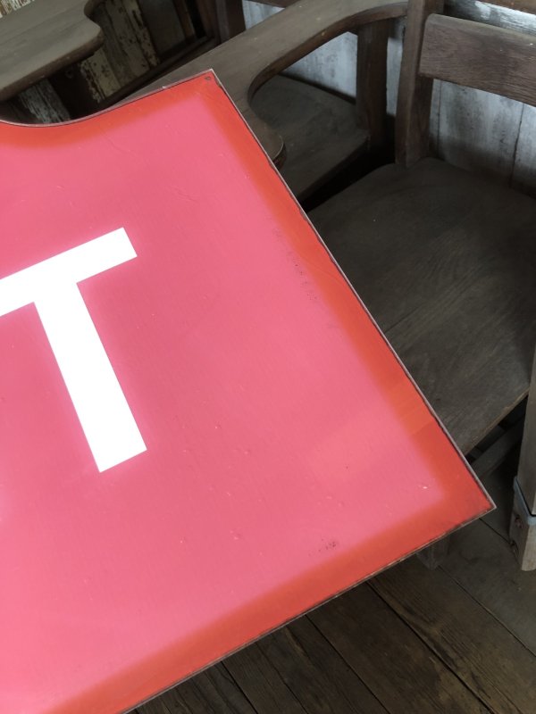 画像7: USA Wendy's Restaurant Drive Thru Exit Sign (R712)