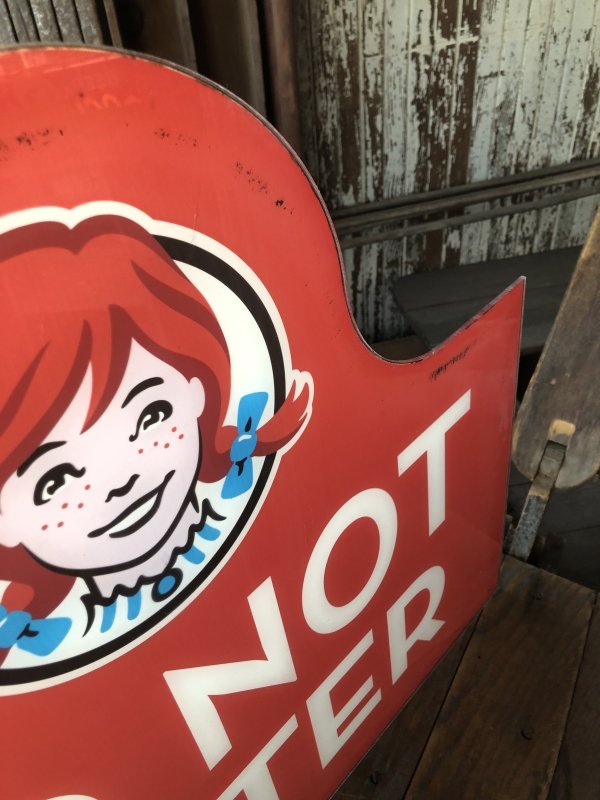 画像6: USA Wendy's Restaurant Drive Thru ENTER EXIT DO NOT ENER Sign SET (R713)
