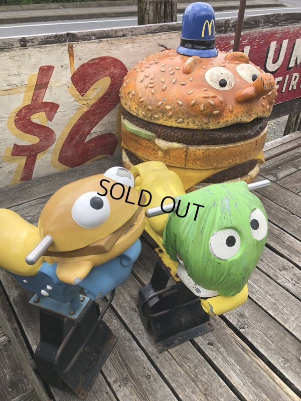 画像16: 70s Vintage McDonald's Fry Guys Playground Ride-On (R632)