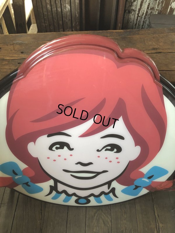 画像3: U.S.A Wendy's Restaurant Wendy Logo Huge Sign 106x115cm (R714)