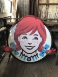 画像6: U.S.A Wendy's Restaurant Wendy Logo Huge Sign 106x115cm (R714)