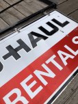 画像16: U-HAUL RENTALS Double Sided Store Display Sign w/Bracket Hanger (R715)