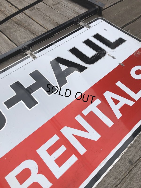 画像16: U-HAUL RENTALS Double Sided Store Display Sign w/Bracket Hanger (R715)