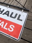 画像3: U-HAUL RENTALS Double Sided Store Display Sign w/Bracket Hanger (R715)