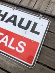 画像17: U-HAUL RENTALS Double Sided Store Display Sign w/Bracket Hanger (R715)