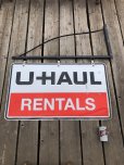 画像20: U-HAUL RENTALS Double Sided Store Display Sign w/Bracket Hanger (R715)