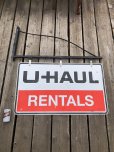 画像21: U-HAUL RENTALS Double Sided Store Display Sign w/Bracket Hanger (R715)