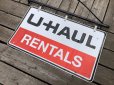 画像13: U-HAUL RENTALS Double Sided Store Display Sign w/Bracket Hanger (R715)