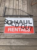 U-HAUL RENTALS Double Sided Store Display Sign w/Bracket Hanger (R715)