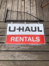 U-HAUL RENTALS Double Sided Store Display Sign w/Bracket Hanger (R715)