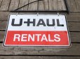 画像19: U-HAUL RENTALS Double Sided Store Display Sign w/Bracket Hanger (R715)