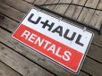 画像18: U-HAUL RENTALS Double Sided Store Display Sign w/Bracket Hanger (R715)