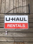 画像14: U-HAUL RENTALS Double Sided Store Display Sign w/Bracket Hanger (R715)