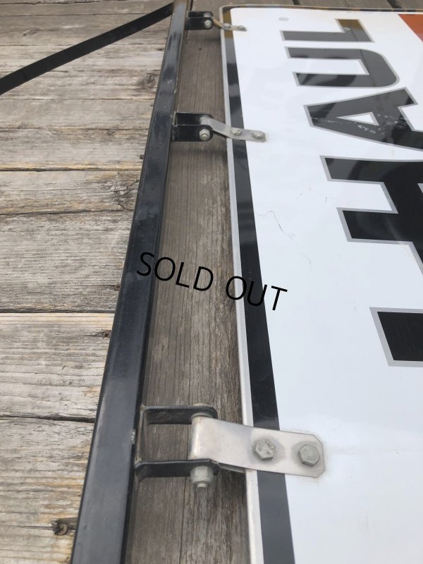 画像9: U-HAUL RENTALS Double Sided Store Display Sign w/Bracket Hanger (R715)