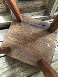 画像11: Antique Wooden BAR Stool (R716)
