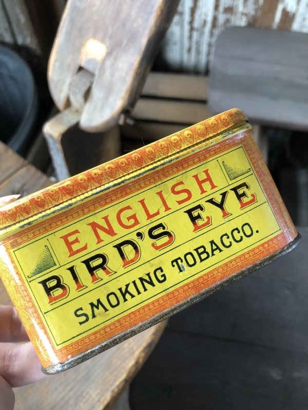 画像11: Vintage Advertising Cigarette Smoking Tobacco Tin Can ENGLISH BIRD'S EYE  (R722)