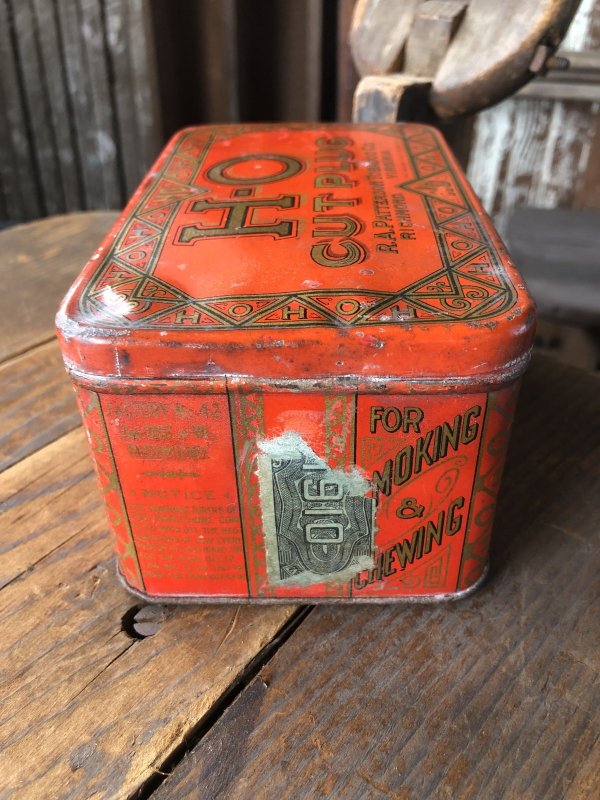 画像5: Vintage Advertising Cigarette Smoking Tobacco Tin Can H-O CUT PLUG (R719)