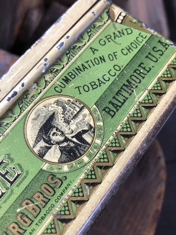 画像9: Vintage Advertising Cigarette Smoking Tobacco Tin Can YALE  (R721)