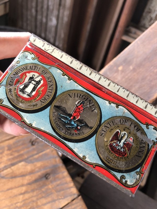 画像2: Vintage Advertising Cigarette Smoking Tobacco Tin Can HARRY WEISSINGER TOB. Co. (R723)
