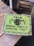 画像1: Vintage Advertising Cigarette Smoking Tobacco Tin Can YALE  (R721) (1)