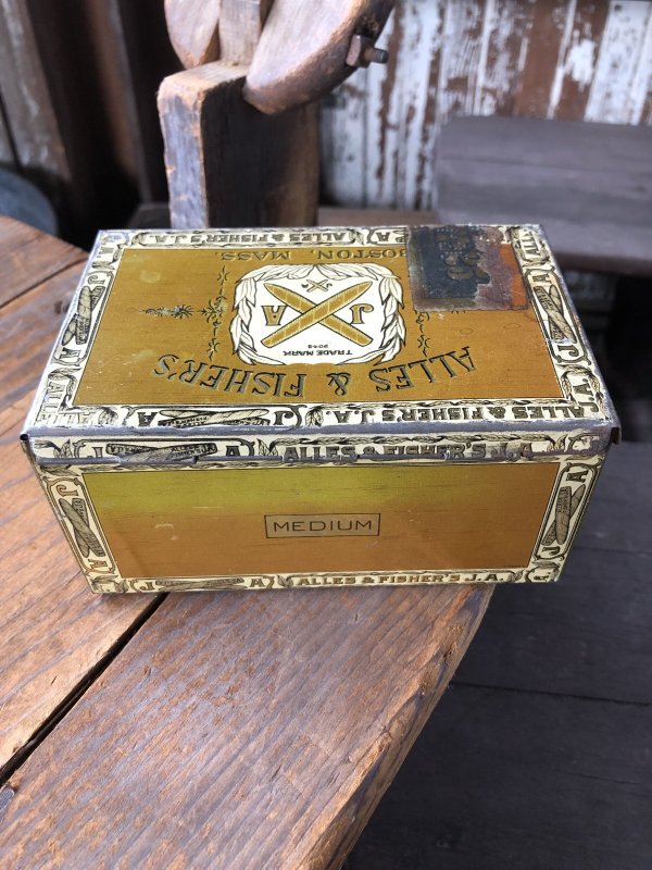 画像4: Vintage Advertising Cigarette Smoking Tobacco Tin Can ALLES & FISHER'S J.A. (R720)