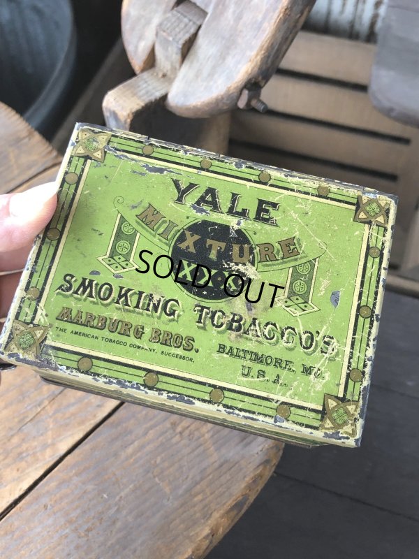 画像8: Vintage Advertising Cigarette Smoking Tobacco Tin Can YALE  (R721)
