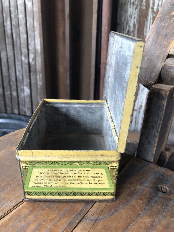 画像3: Vintage Advertising Cigarette Smoking Tobacco Tin Can YALE  (R721)