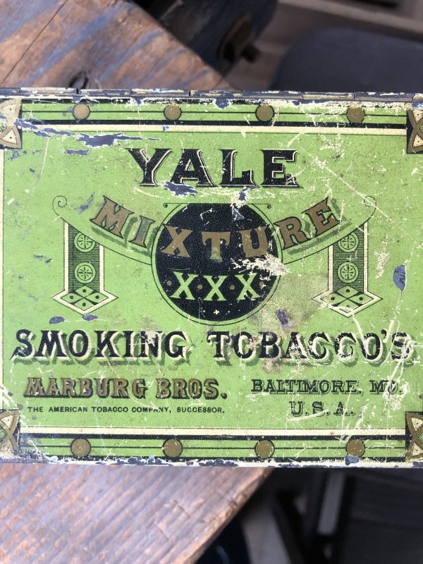 画像6: Vintage Advertising Cigarette Smoking Tobacco Tin Can YALE  (R721)