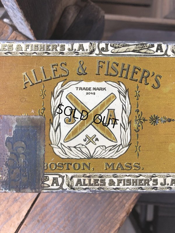 画像6: Vintage Advertising Cigarette Smoking Tobacco Tin Can ALLES & FISHER'S J.A. (R720)