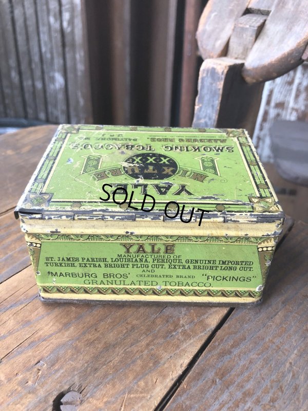 画像4: Vintage Advertising Cigarette Smoking Tobacco Tin Can YALE  (R721)