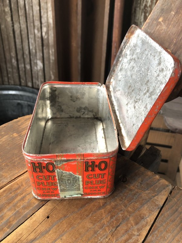 画像3: Vintage Advertising Cigarette Smoking Tobacco Tin Can H-O CUT PLUG (R719)