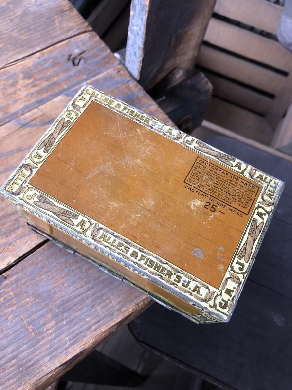 画像7: Vintage Advertising Cigarette Smoking Tobacco Tin Can ALLES & FISHER'S J.A. (R720)