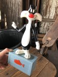 画像12: 70s Vintage R.Dakin W/Bank Figure Looney Tunes  Sylvester (R728) 