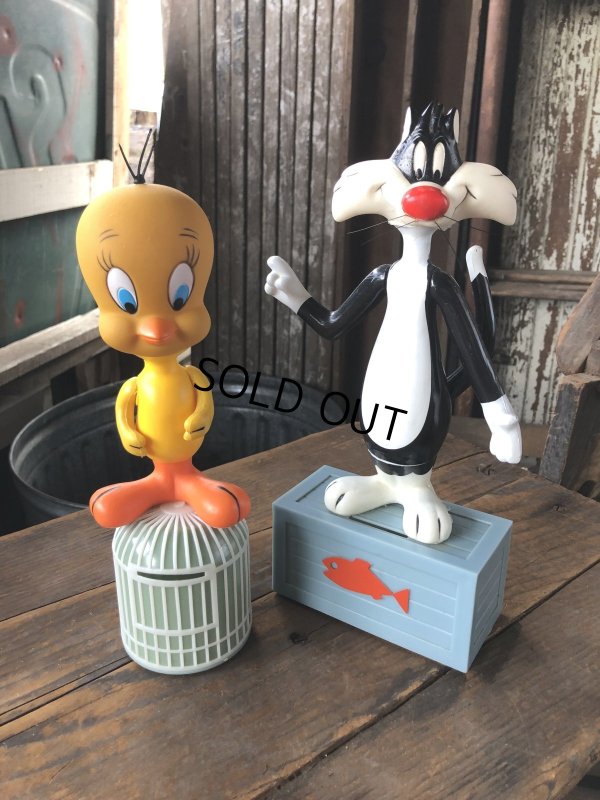 画像12: 70s Vintage R.Dakin W/Bank Figure Looney Tunes Tweety (R727) 