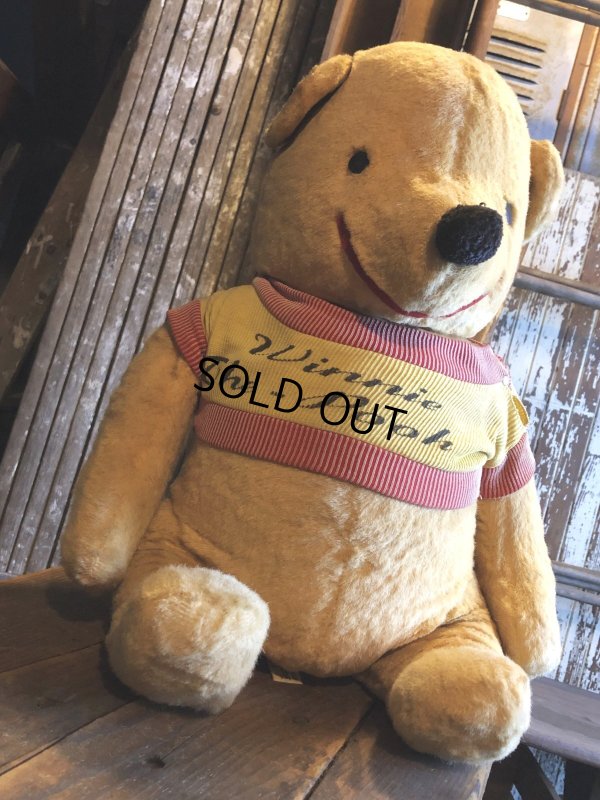 画像8: 60s Vintage Gund J Swedlin Walt Disney Winnie the Pooh Plush Doll (R724)