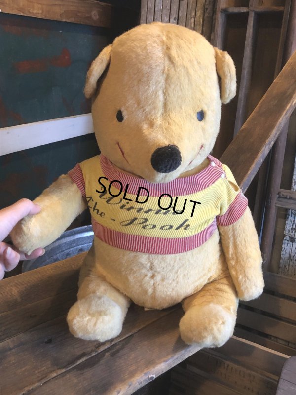 画像9: 60s Vintage Gund J Swedlin Walt Disney Winnie the Pooh Plush Doll (R724)