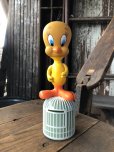 画像1: 70s Vintage R.Dakin W/Bank Figure Looney Tunes Tweety (R727)  (1)
