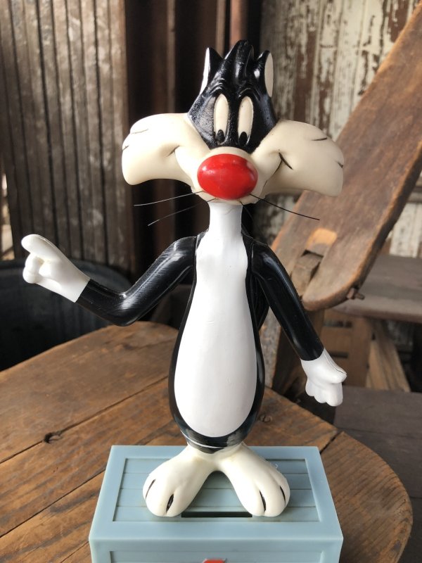 画像8: 70s Vintage R.Dakin W/Bank Figure Looney Tunes  Sylvester (R728) 